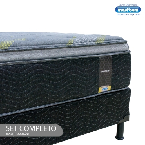 BASE Y COLCHÓN SMART REST KING INDUFOAM - Imagen 3