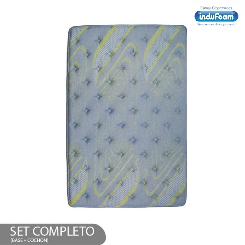 BASE Y COLCHÓN SMART REST KING INDUFOAM - Imagen 4