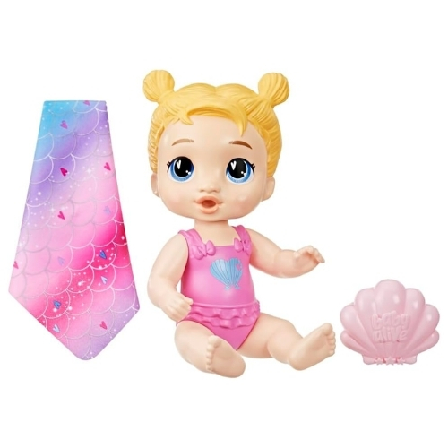 MUÑECA BABY ALIVE HARPER HUGS CHAPUZÓN DE SIRENA HASBRO - Imagen 2