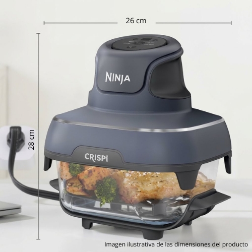 FREIDORA DE AIRE PORTÁTIL 4 EN 1 CRISPI FN101GY NINJA - Imagen 6
