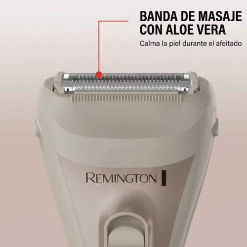 AFEITADORA Y DEPILADORA FEMENINA INALÁMBRICA BAREME REMINGTON - Imagen 3