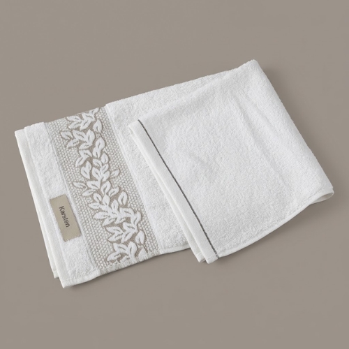 TOALLA PARA MANOS BLANCA PROVENCE KARSTEN - Imagen 2