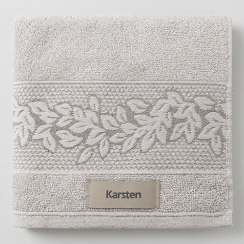 TOALLA PARA MANOS GRIS CLARO PROVENCE KARSTEN - Imagen 2