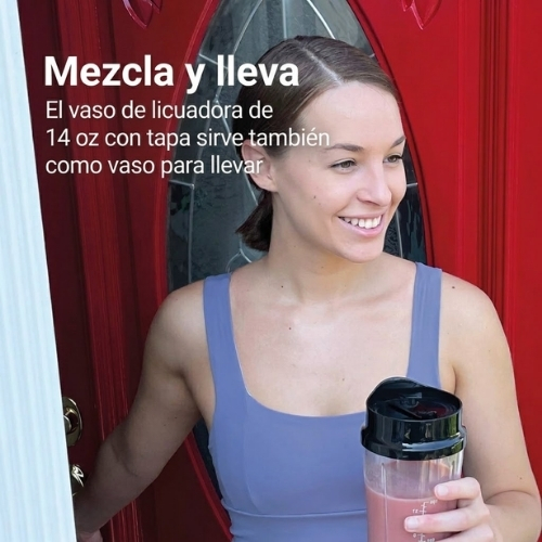 LICUADORA PERSONAL CON TAPA DE VIAJE HAMILTON BEACH - Imagen 2