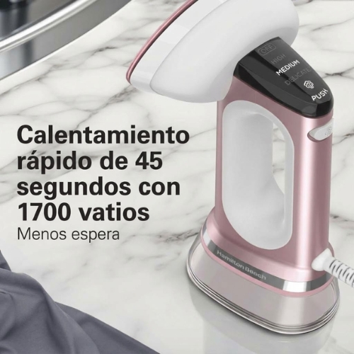 PLANCHA DE VAPOR ROSADA 3 EN 1 HAMILTON BEACH - Imagen 7