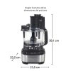 PROCESADOR DE ALIMENTOS DE 10 TAZAS STACK & SNAP HAMILTON BEACH - Thumbnail Image 7