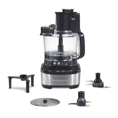 PROCESADOR DE ALIMENTOS DE 10 TAZAS STACK & SNAP HAMILTON BEACH - Imagen 1