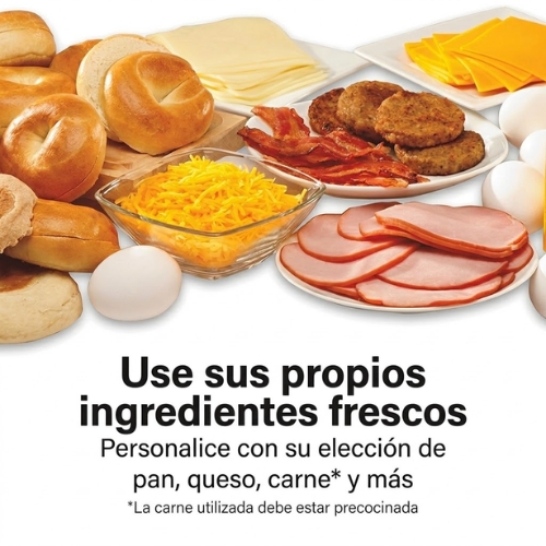 SANDWICHERA PARA DESAYUNOS CON TEMPORIZADOR HAMILTON BEACH - Imagen 3