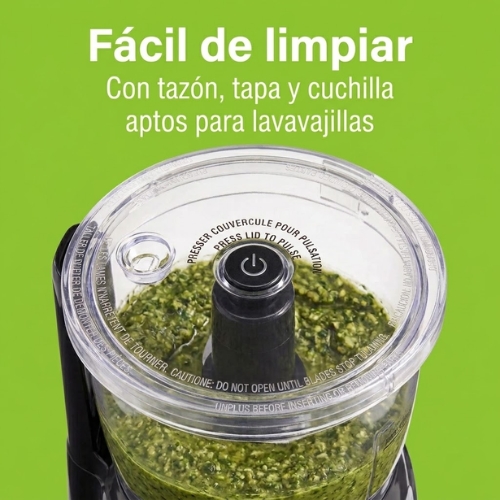 PROCESADOR DE ALIMENTOS STACK & PRESS 3 TAZAS HAMILTON BEACH - Imagen 5