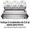 BANDEJA PARA SERVIR/CALENTAR ALIMENTOS TIPO BUFFET PROCTOR SILEX - Thumbnail Image 3
