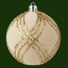 SET DE 6 ESFERAS ALFELPADAS CREMA MONTEFIORI CHRISTMAS - Thumbnail Image 2