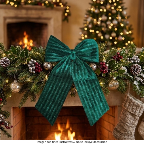 MOÑO DECORATIVO COLOR VERDE 3080GR - Imagen 2