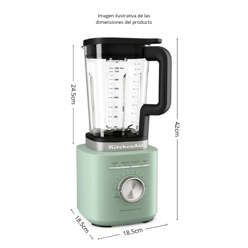 LICUADORA CON JARRA DE VIDRIO 1.8L CARDAMOM KITCHENAID - Imagen 8