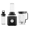 LICUADORA PURE POWER DE 2 LITROS + 2 VASOS NEGRO MATTE KITCHENAID - Thumbnail Image 2