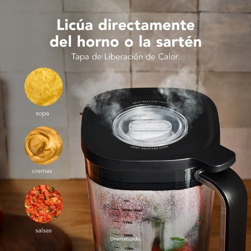LICUADORA PURE POWER DE 2 LITROS + 2 VASOS NEGRO MATTE KITCHENAID - Imagen 6