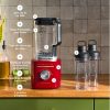 LICUADORA PURE POWER DE 2 LITROS + 2 VASOS ROJO KITCHENAID - Thumbnail Image 8