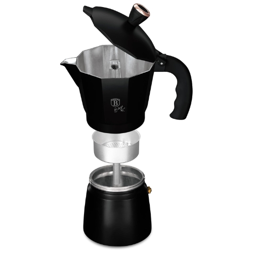 CAFETERA PRENSA FRANCESA 9 TAZAS NEGRO BERLINGER HAUS - Imagen 3