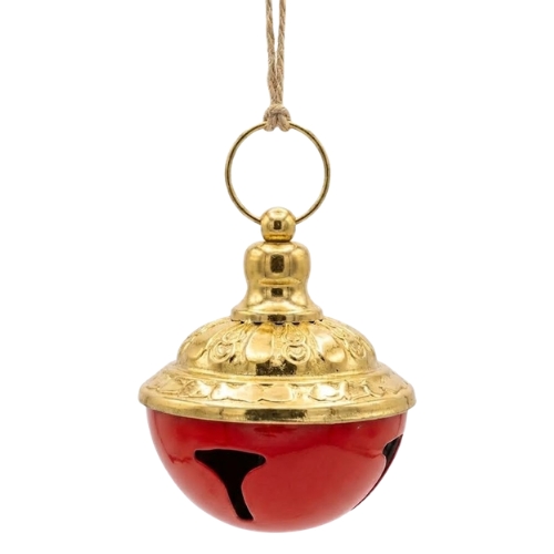 ORNAMENTO CASCABEL METÁLICO ROJO MIRÓ CHRISTMAS - Imagen 1