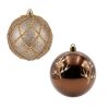 SET DE 2 ESFERAS NAVIDEÑAS DE 10CM 2623-2 - Thumbnail Image 1