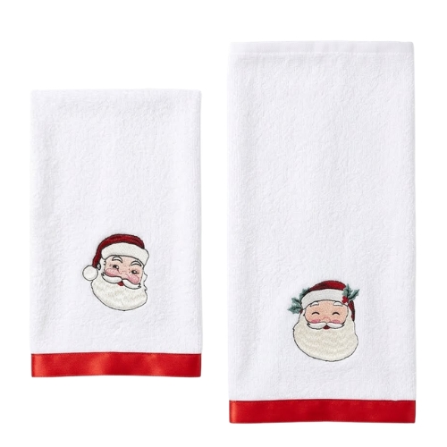JUEGO TOALLAS DE BAÑO SANTA CLAUS MIRÓ CHRISTMAS - Imagen 1