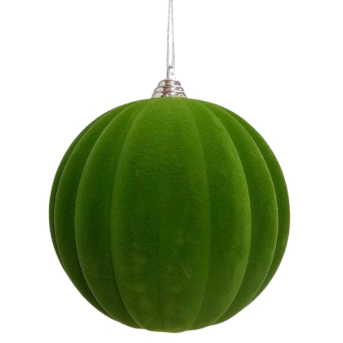 ESFERA NAVIDEÑA DE 15CM VERDE MUSGO 4Z15 - Imagen 1