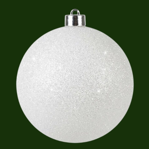ESFERA DE 15 CM BLANCA MIRÓ CHRISTMAS - Imagen 1