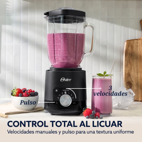 LICUADORA VORTEX PLUS CON VASO DE VIDRIO 2.2 L OSTER - Imagen 2